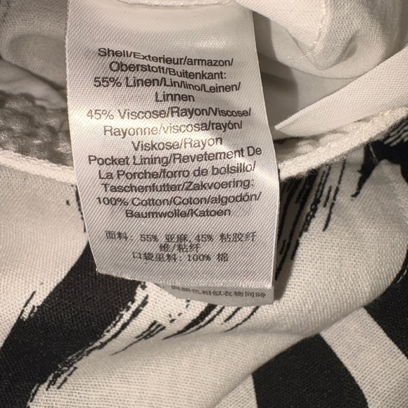 DKNY Black and White | Gray and White C&C California Both Sz S Linen Capris Lot - Picture 9 of 16